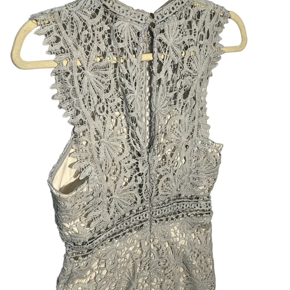 Classy yet Super Sexy Soieblu Crochet Fitted Dress Size Small, Perfect - Picture 7 of 11